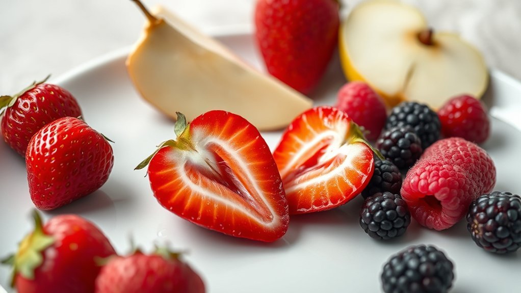 strawberries offer modest fiber