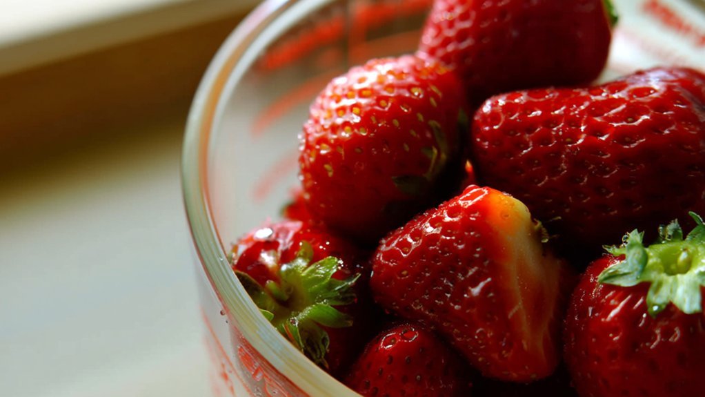 strawberries per cup measurement