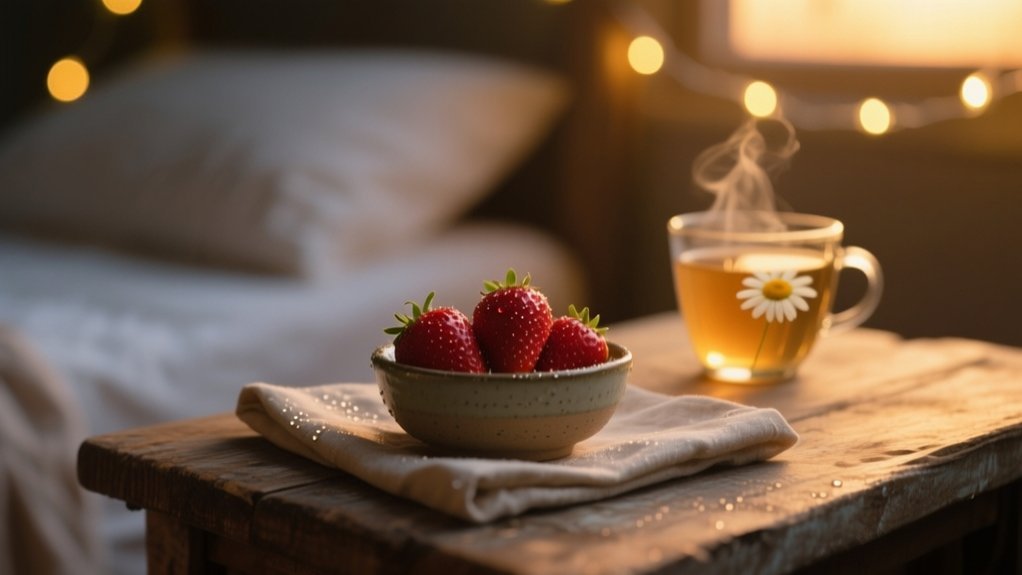 strawberries promote better sleep