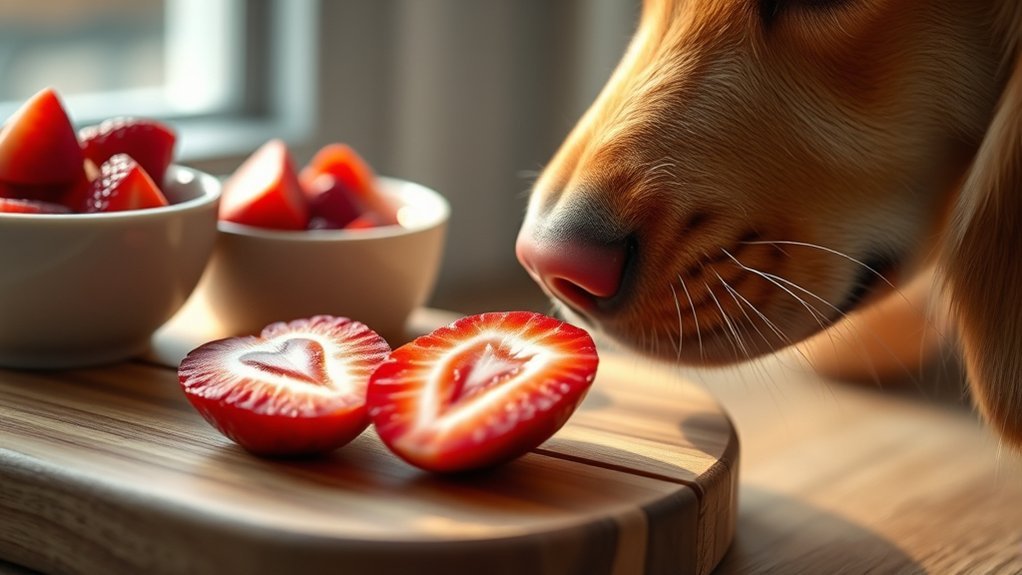 strawberries risks for dogs