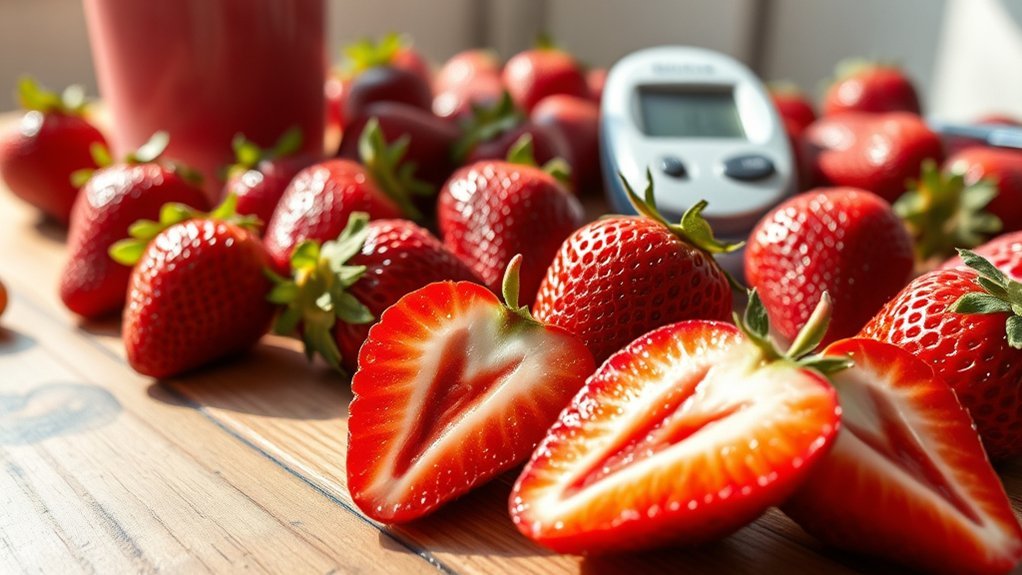 strawberries stabilize blood sugar