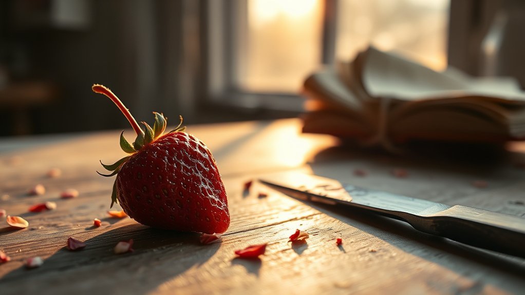 strawberries symbolize love and fertility