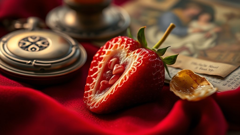 strawberries symbolize love s passion