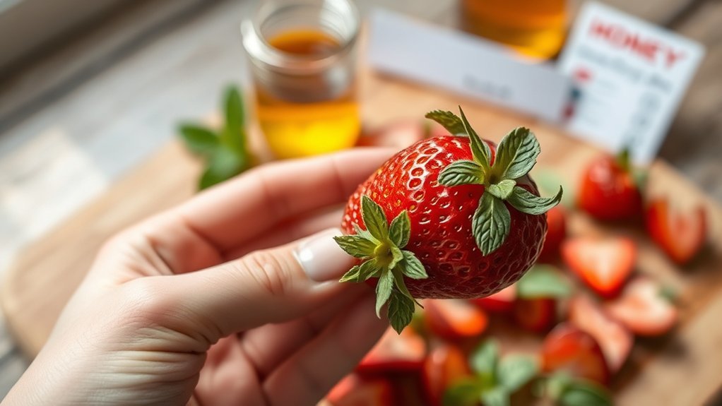 strawberries trigger histamine release