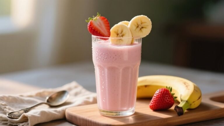 strawberry banana smoothie calories