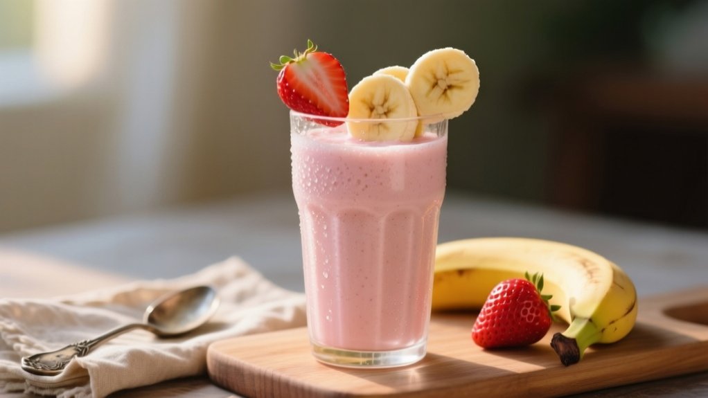 strawberry banana smoothie calories