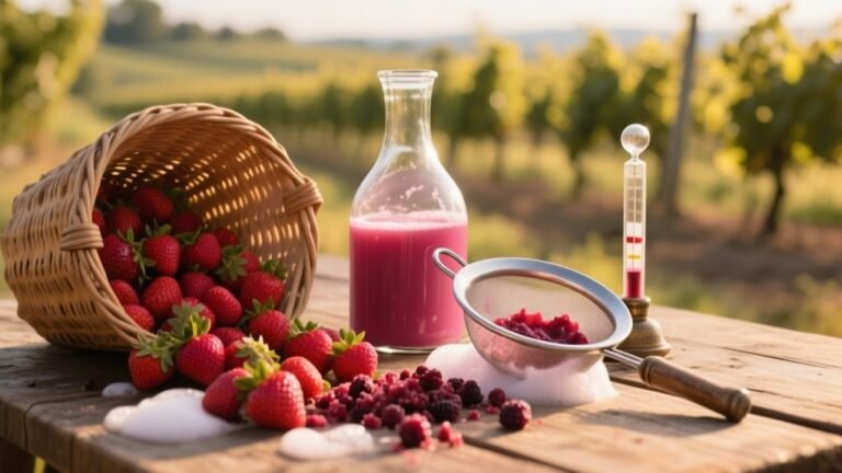 strawberry fermentation and aging
