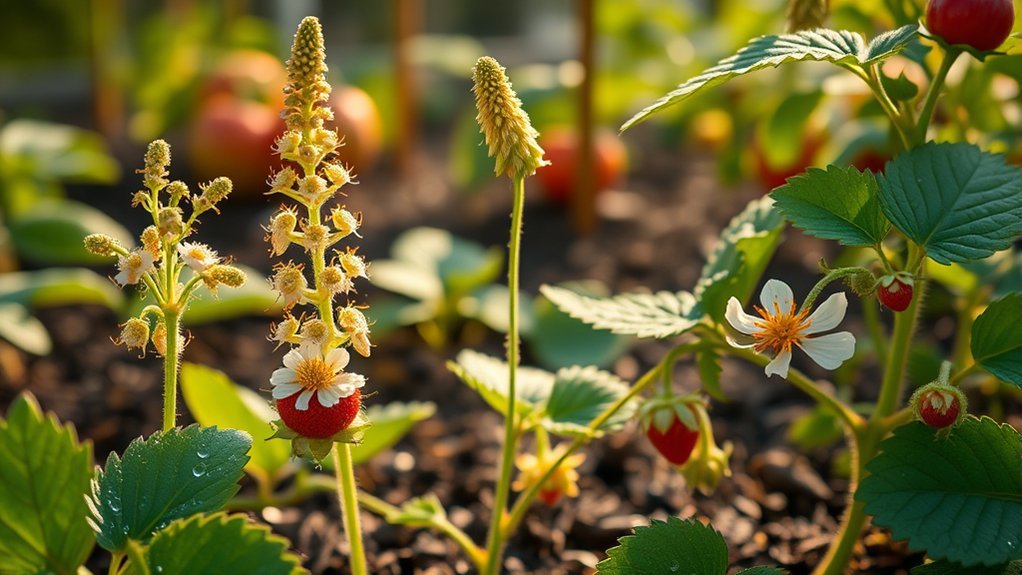 strawberry flowering time differences
