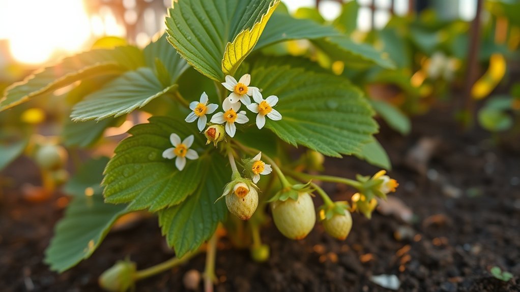 strawberry flowering timing factors
