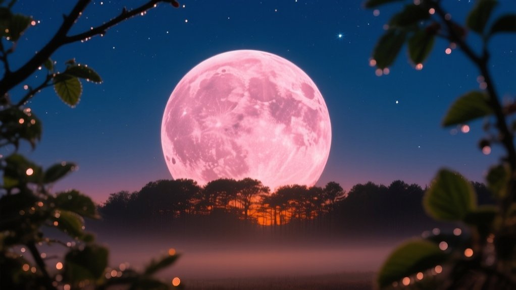 strawberry moon color details