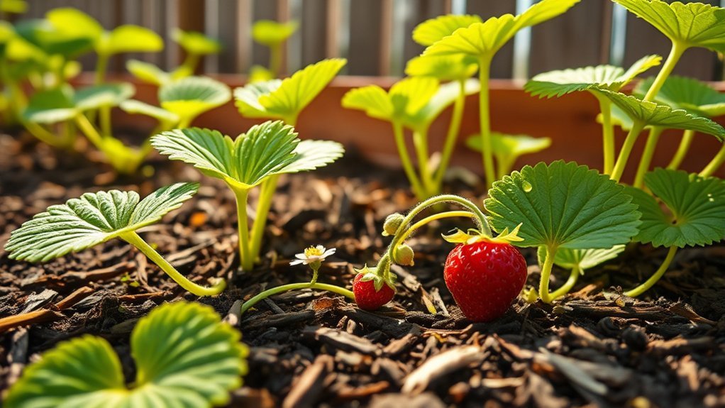 strawberry plants need maintenance