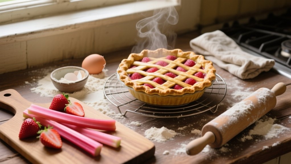 strawberry rhubarb pie recipe