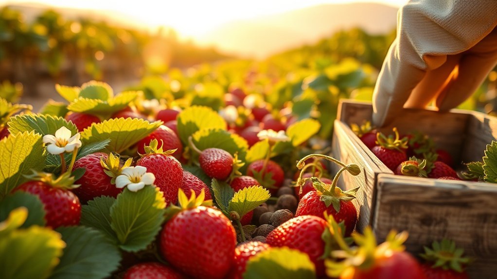strawberry ripeness depends locally
