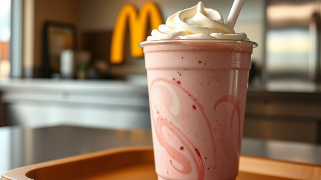 strawberry shake creamy delight