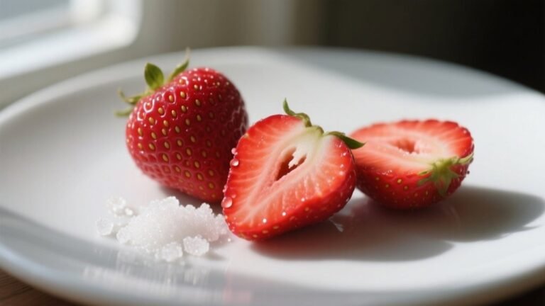 sugar content in strawberries