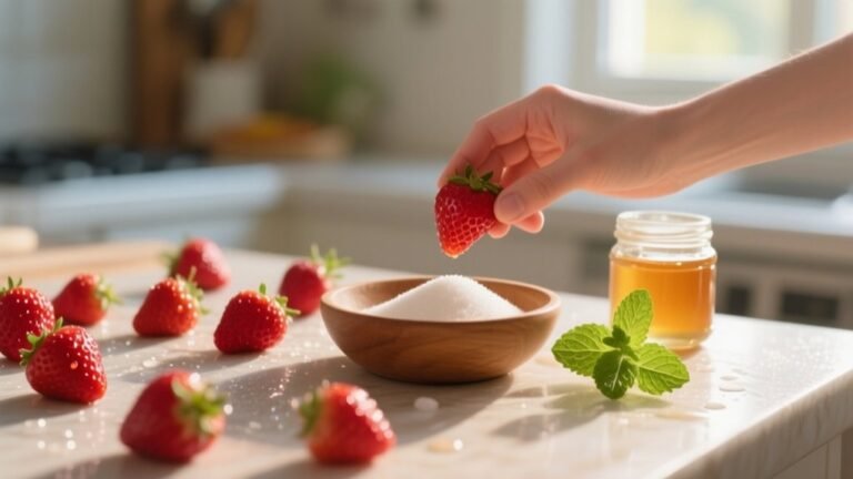 sweet and juicy strawberries