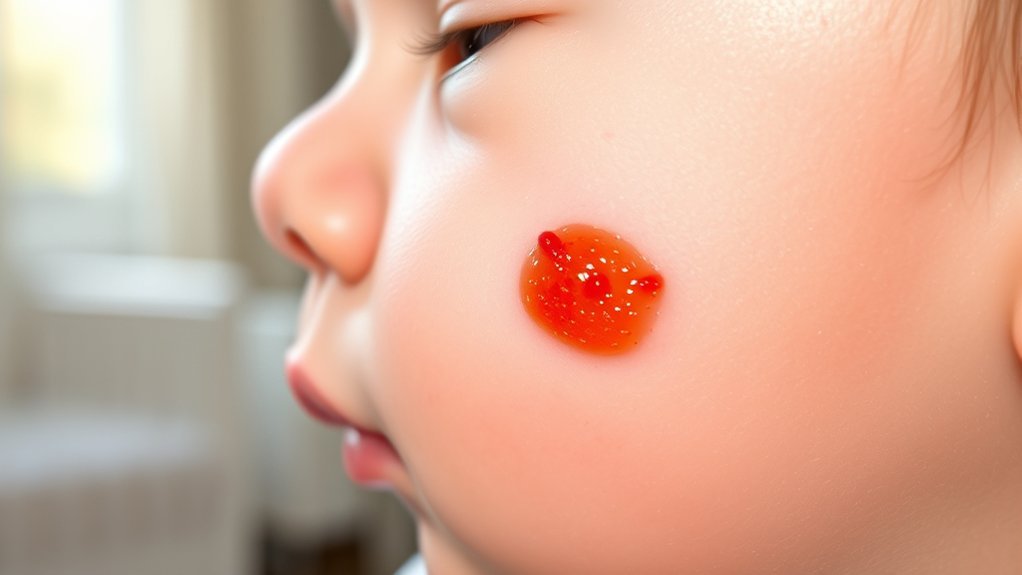 unusual blood vessel growth