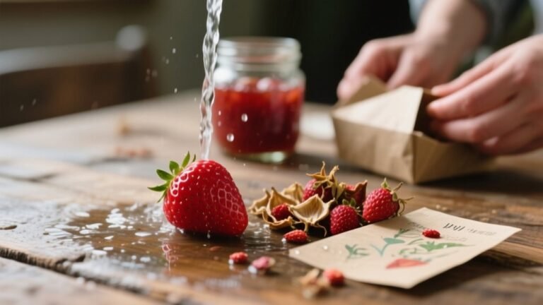 upcycled strawberry production process