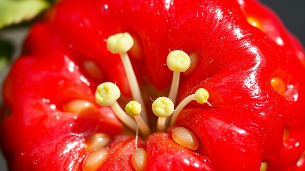 vivipary causes strawberry sprouting