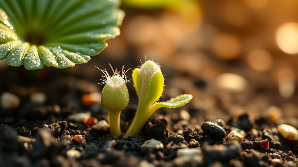 vivipary in strawberries sprouting