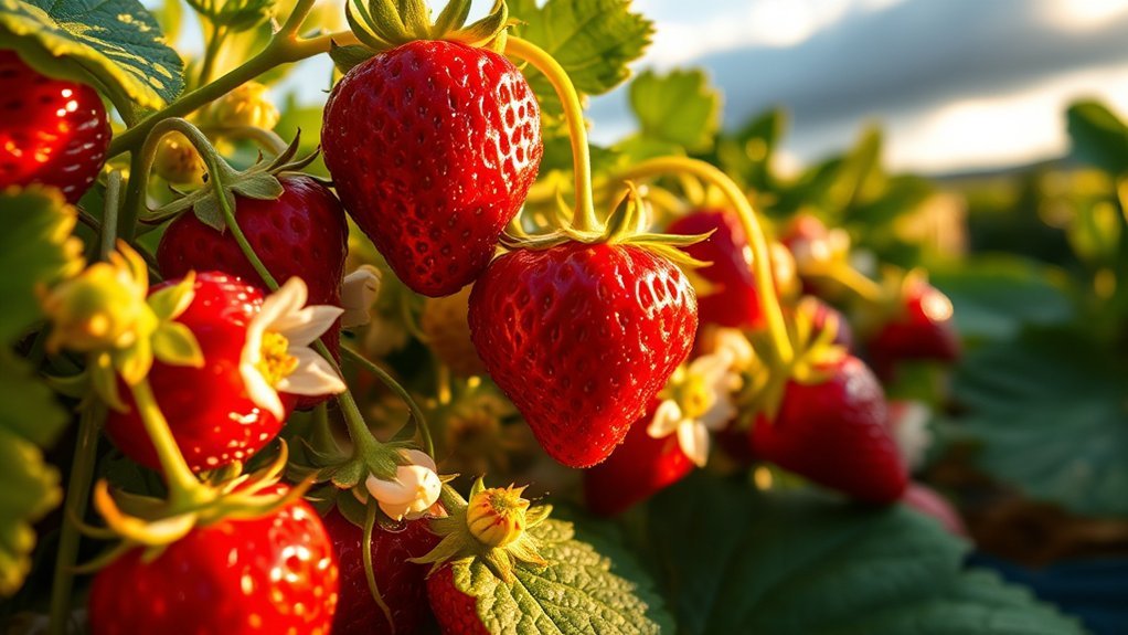 weather impacts strawberry ripening