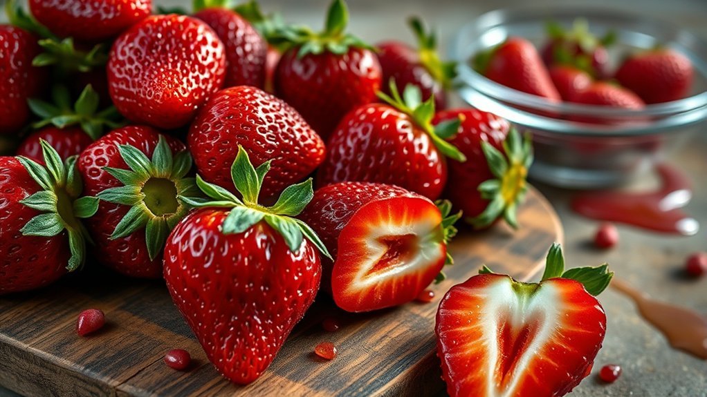 whole strawberries promote stability
