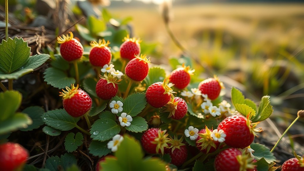 wild strawberries native habitats