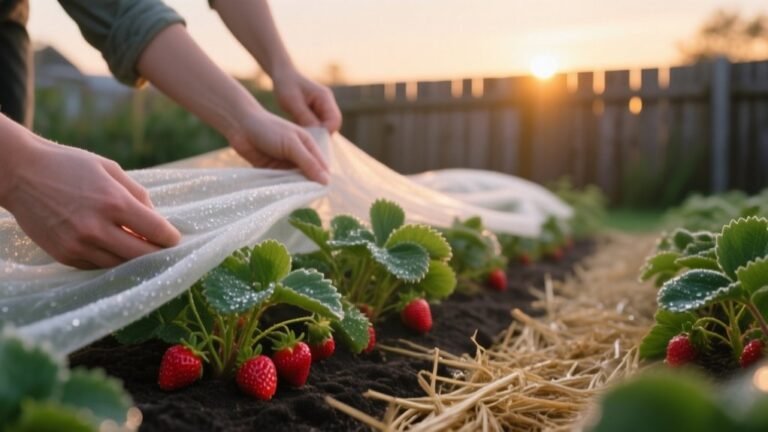 winter protection for strawberries