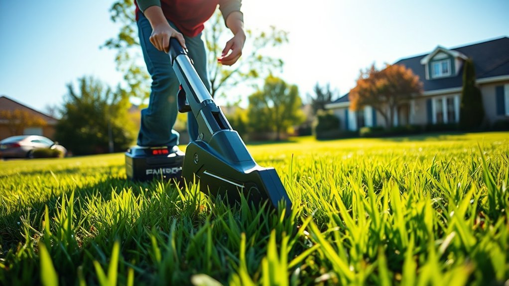 efficient battery powered yard maintenance