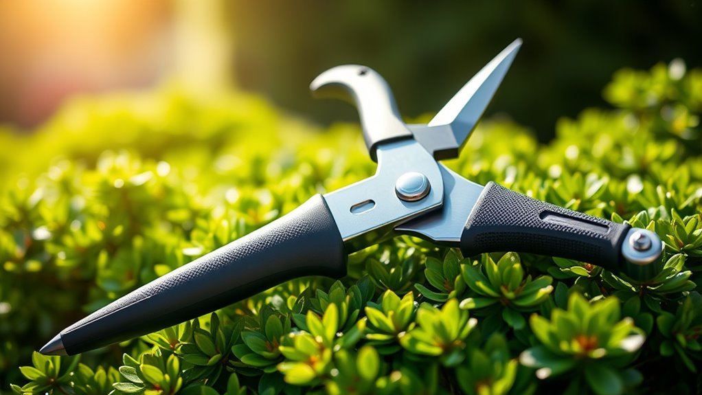 ergonomic durable pruning shears