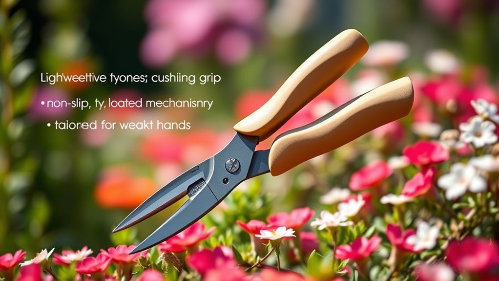 ergonomic lightweight pruning shears