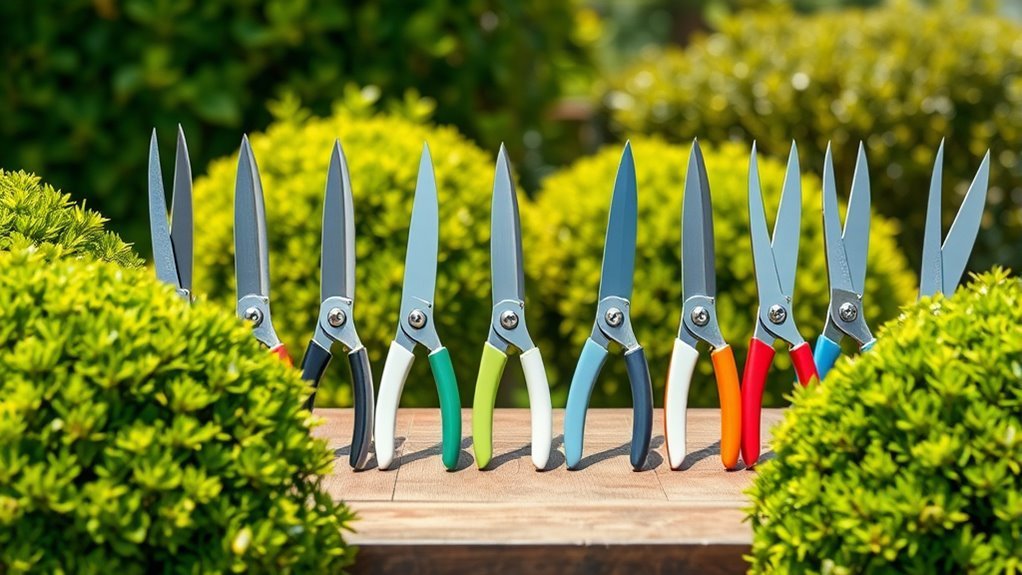 precision trimming shrub shears