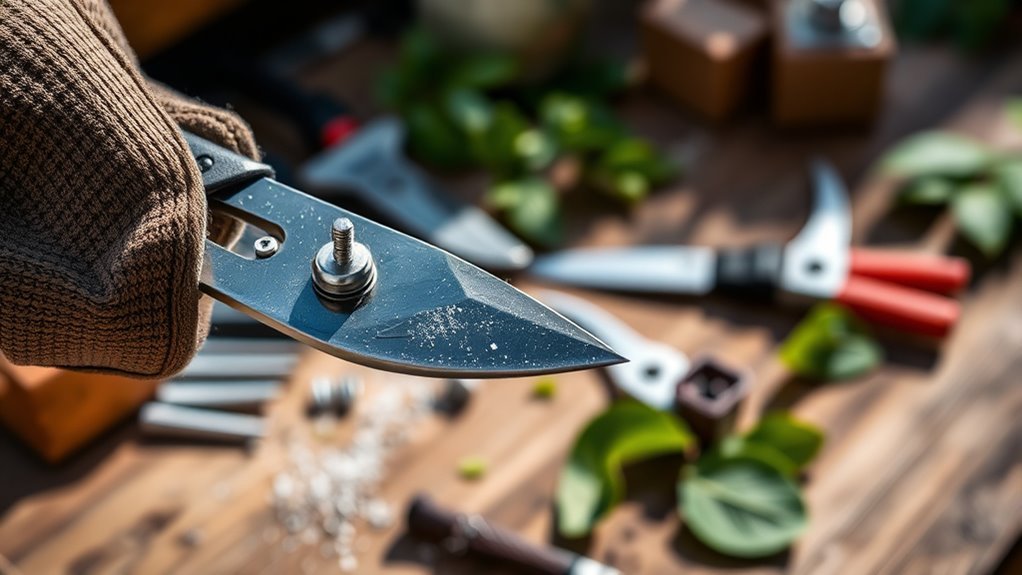 top pruner sharpening tools