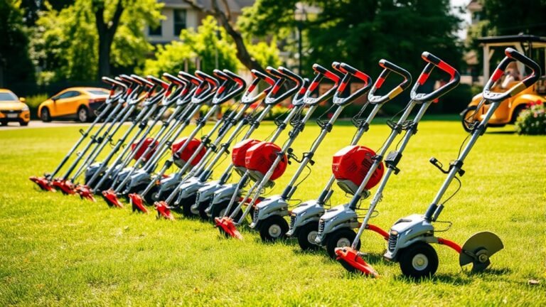 top walk behind trimmers